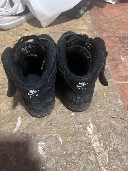 Nike air force 1 mid замш