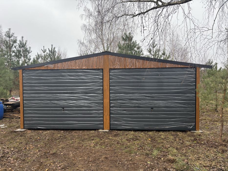 Garaż blaszany 6x6 - Widok 2