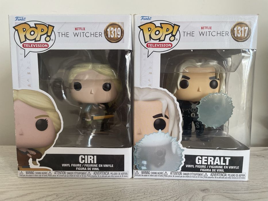 Колекційні фігурки Funko POP! The Witcher  (Netflix) Geralt / Геральт; Ciri / Цирі , Avatar - Azula/Азула