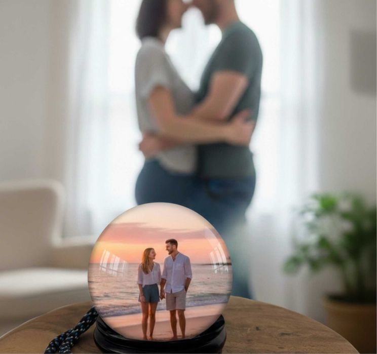 Walentynki | Magiczna Kula Kryształowa 3D | Odtwarza Wideo Wspomnienia