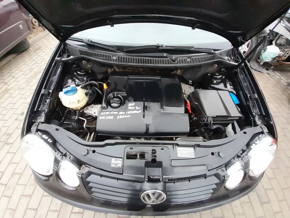 VW POLO 9N SILNIK 1.2 12V 68KM BENZYNA USZKODZONY !!!! NA CZĘŚCI !!!! OZNACZENIE: AZQ