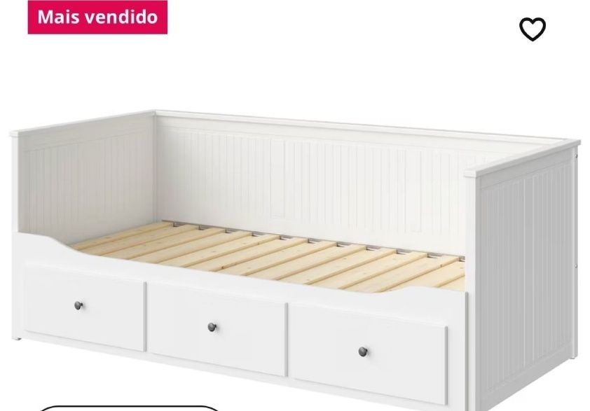 Cama HEMNES Bicama c/ colchao