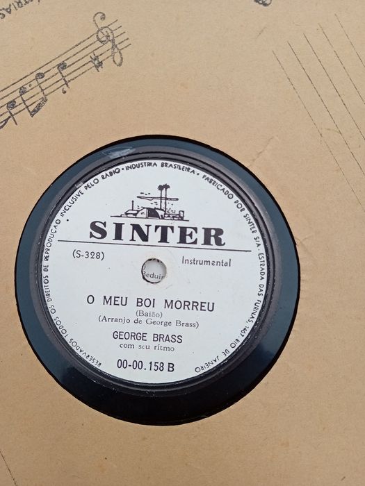 Musica discos de gramofone