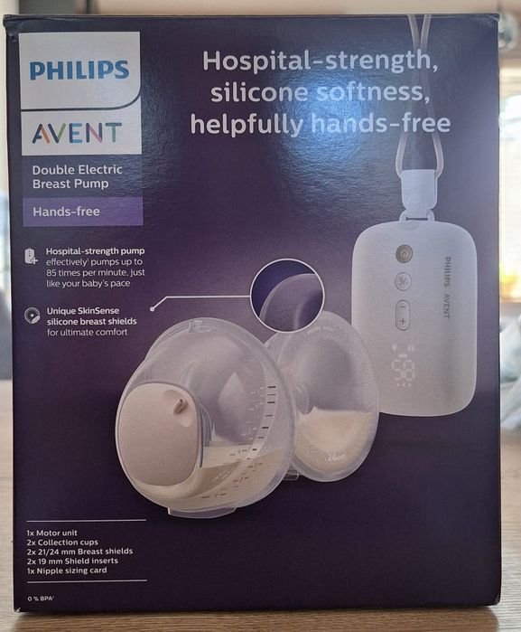 Laktator PHILIPS Avent Podwójny Hands Free SCF532/11 gwarancja Media Expert