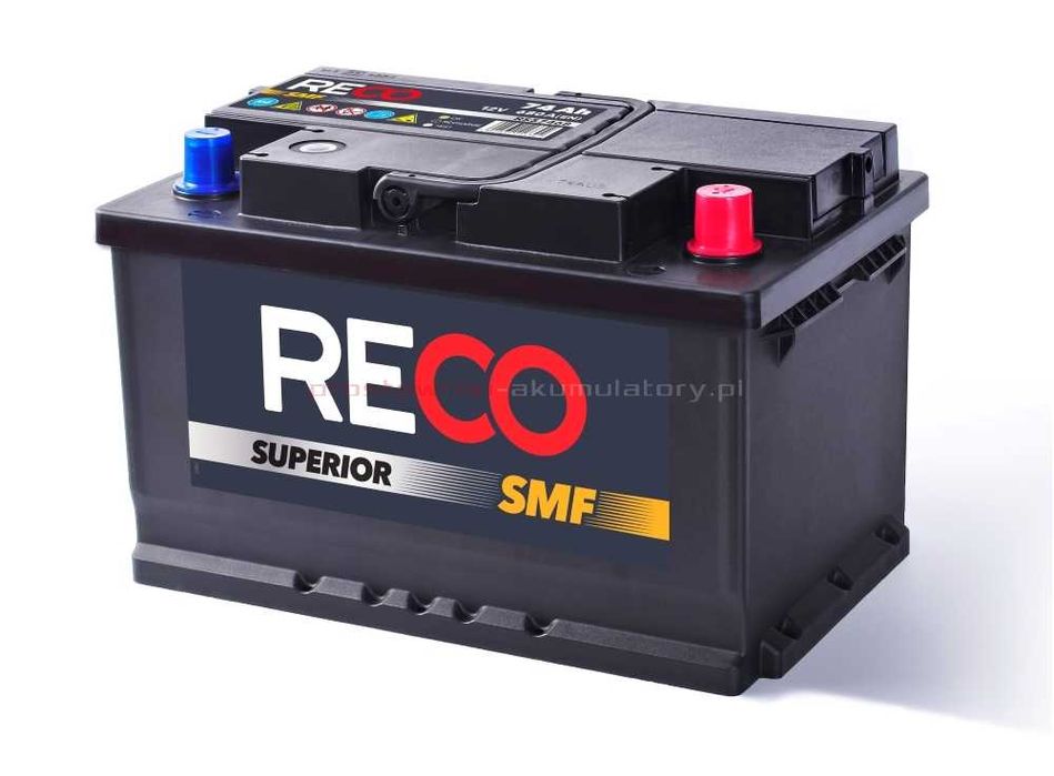 Akumulator RECO 74Ah 680A Budowlanych 6