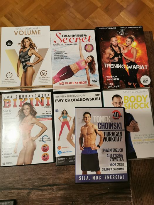 Płyty CD, trening Ewa Chodakowska