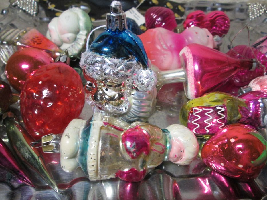 Винтажные ёлочные игрушки ссср торшер лампа, лягушка