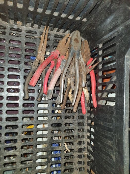 Ferramentas antigas de trabalho
