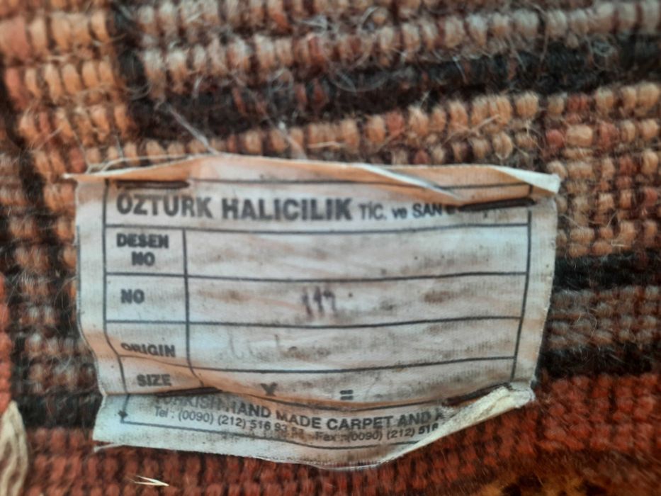 Carpete turca usada