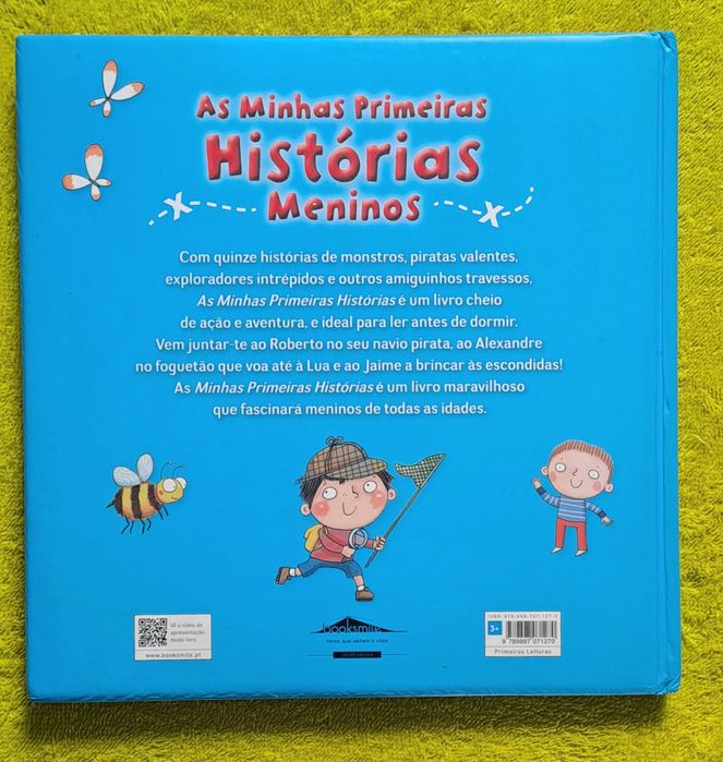 Livro infantil "As Minhas Primeiras Histórias - Meninos