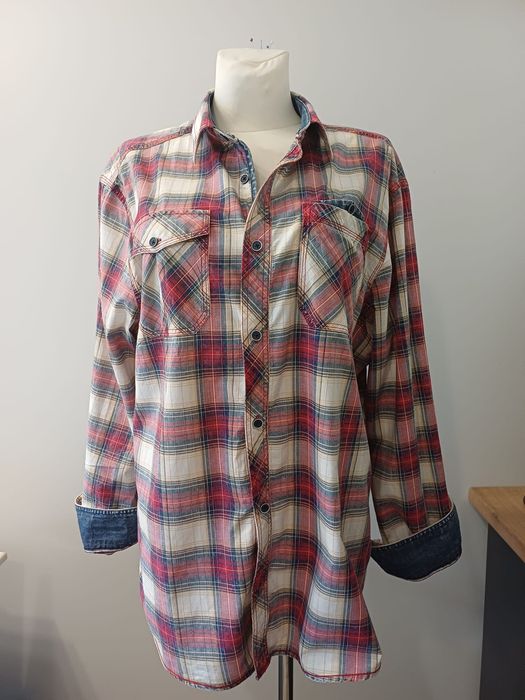 Męska koszula Tom Tompson regular fit rozm 2XL.