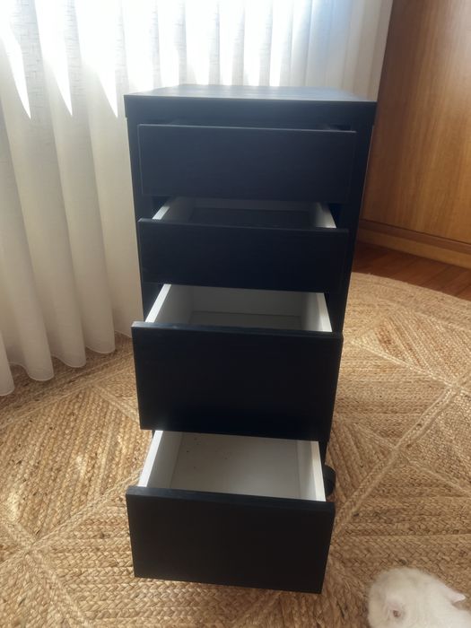 Secretária mais módulo de gavetas MICKE/Ikea
