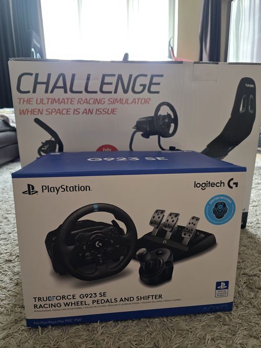 Кермо LOGITECH G923 SE Racing Wheel and Pedals для PS4-5 та PC + Shifter Black