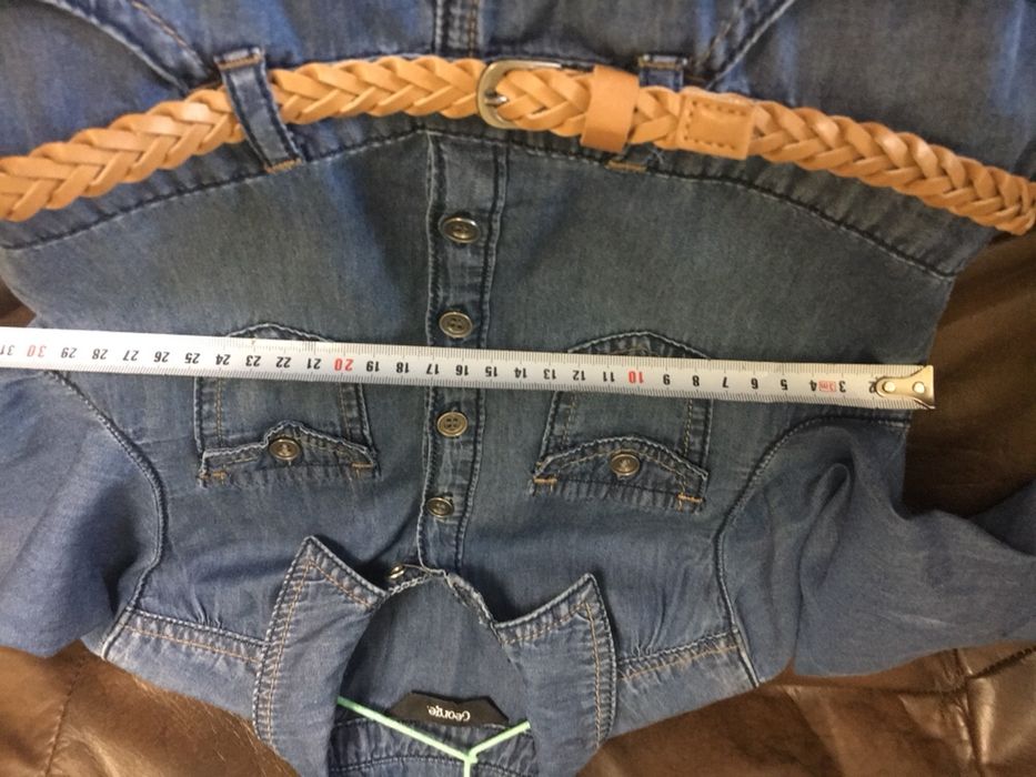 Детское джинсовое платьице