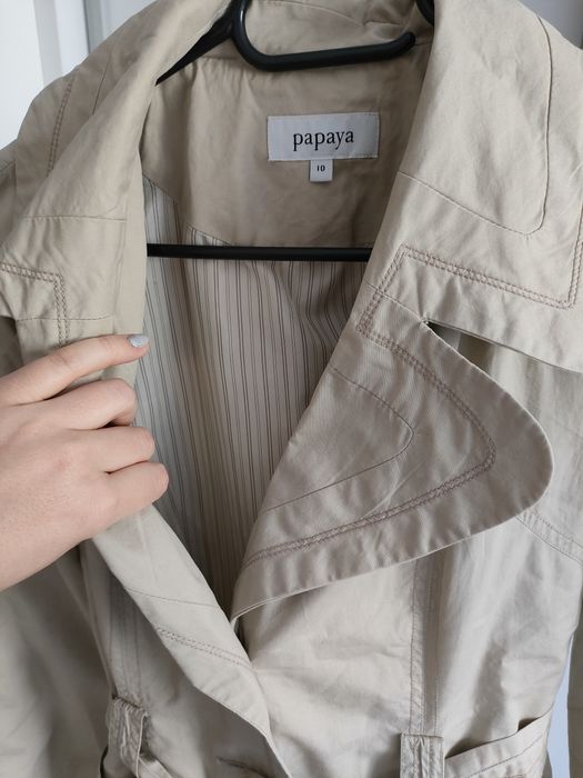 Piękny płaszczyk marki Papaya rozmiar M. Jak nówka