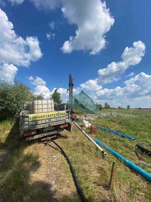 Буріння свердловин смт.Гребінки / Бурение скважин пгт.Гребенки
