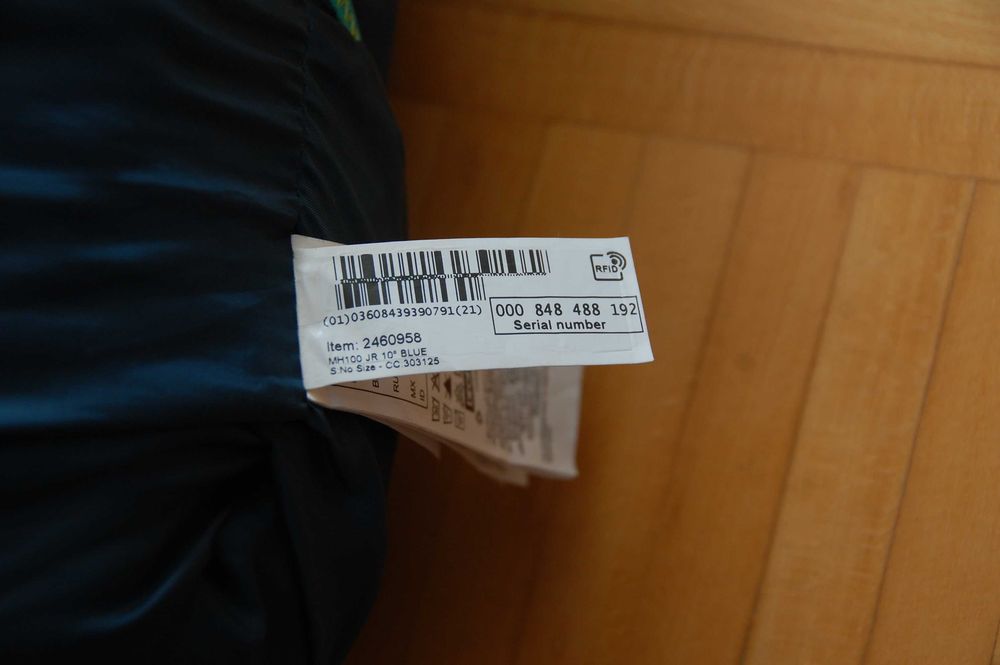 śpiwór kempingowy MH 100 Junior, Decathlon