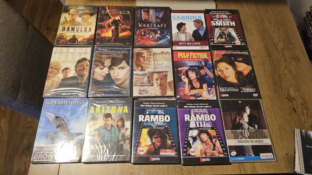 Filmy DVD po polsku