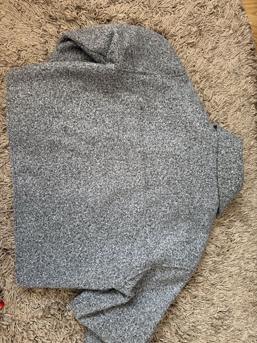 Женская короткая серая курточка пиджак zara