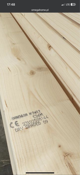 Drewno Skandynawskie   Konstrukcyjne C24