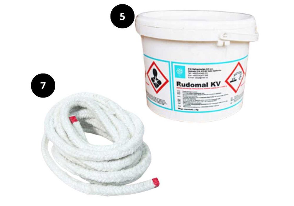 Komin K fi 200 wys. 4m Izolowany Systemowy Ceramiczny, System Kominowy