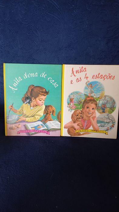 2 livros da Anita, um Anita e as quatro estações,  outro Anita dona de casa.