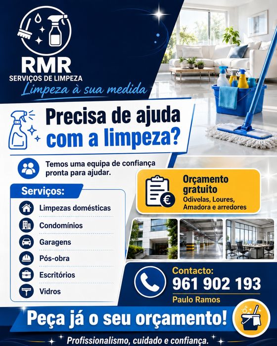RMR Limpeza á sua medida