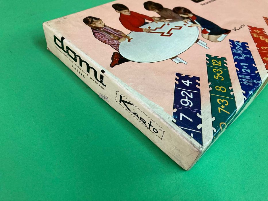 Jogo Domi Figurativo da Karto carto Antigo