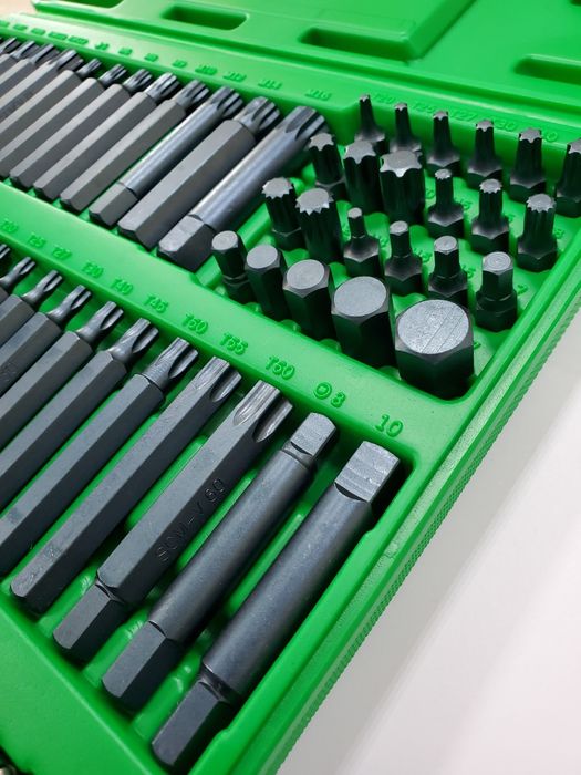 Набор бит Torx, Hex, Spline, Ribe, SQ 60oд. GCAI600З TOPTUL