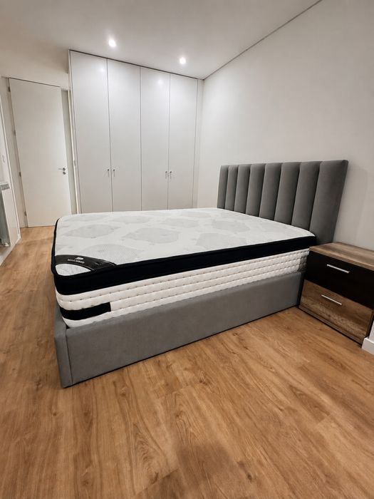 Quarto completo 160x200 c/ colchão e arrumação – 590€