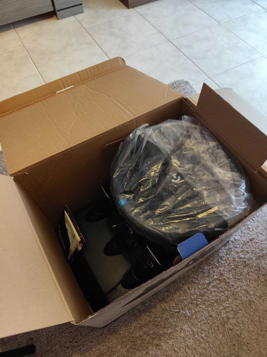 Logitech g923 + stand