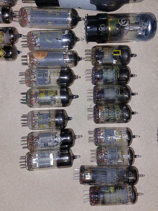 Радиолампы Tesla, Telefunken. RFT. Philips.