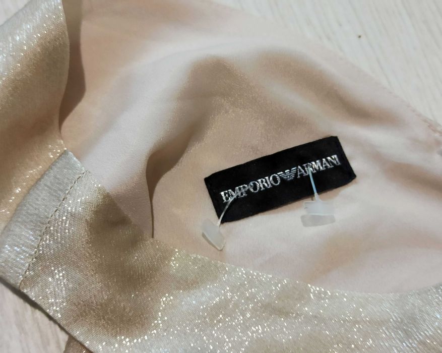 Платье шелковое Emporio Armani