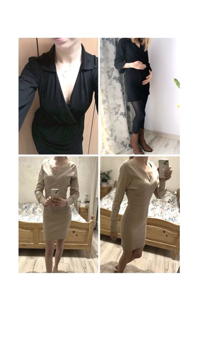 Sukienki ciążowe do karmienia casualowe mini midi