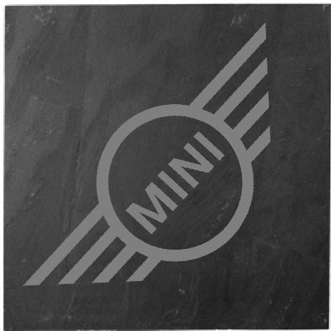 Base de copos em pedra