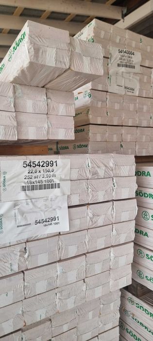 Deska opaskowa, strugana, świerk skandynawski, 18x95/115/145, kl. AB