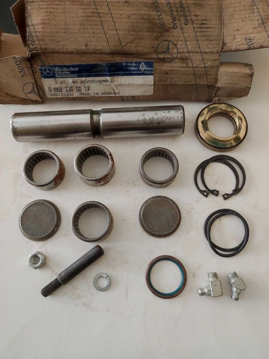 Zestaw naprawczy przedniej belki zwrotnicy MERCEDES 609D i podobne