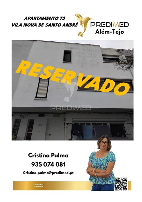 Apartamento T3 em Vila Nova de Santo André
