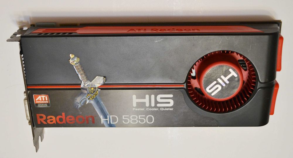 Відеокарта HIS Radeon HD 5850 (неробоча, на запчастини)