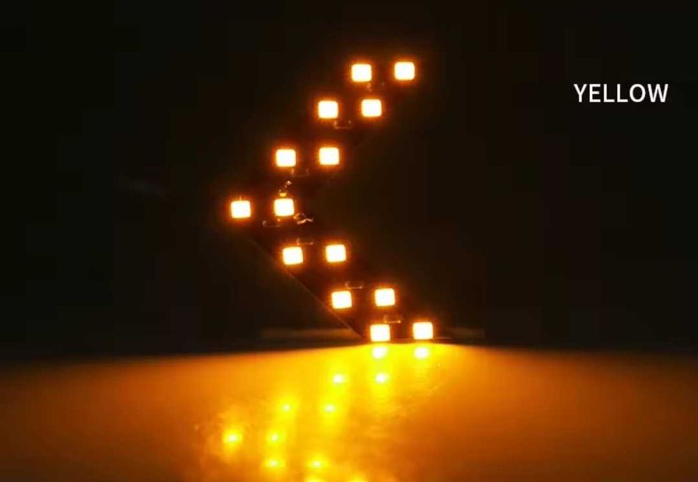 Kierunki LED, martwa strefa LED w lusterku samochodu. 12V 14led 2szt.