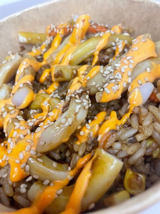 Рис з кальмаром та овочами 285 грам