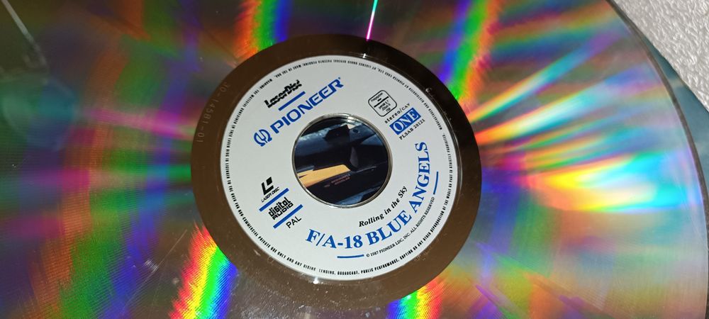 Antigo laser disco Rolling in Sky: F/A-18 Blue Angels 1987 Laserdisc
