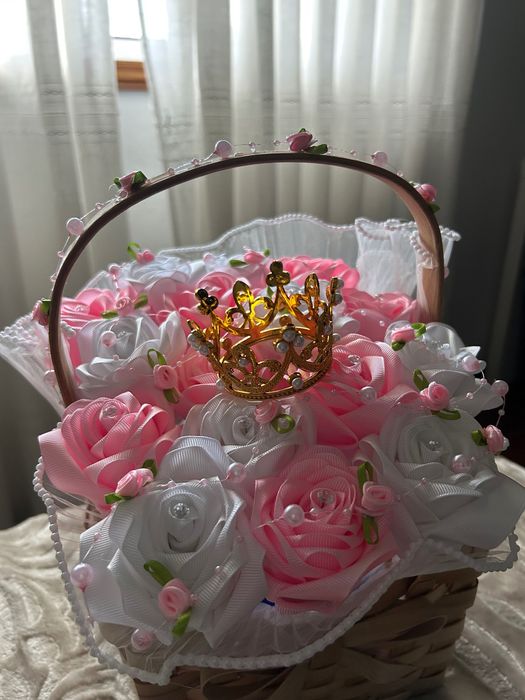 Arranjo flores artesanal