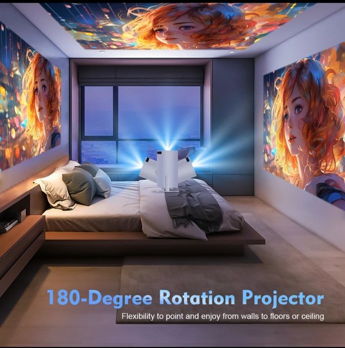 Projektor Rzutnik HY300 PRO FULL HD Android 11 NETFLIX Idealny prezent