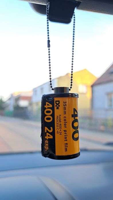 Zawieszka Kodak lusterko film brelok samochód auto