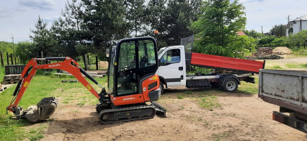 Wynajem minikoparka ,od 100zł netto/23%vatwywrotka, drenaż wolne termi