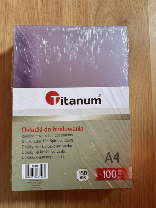 zestaw do bindowania TITANUM A4