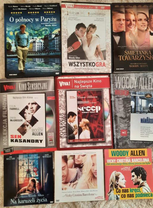 Woody Allen, płyty DVD.