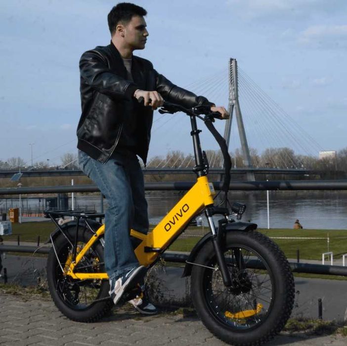 Rower elektryczny Ovivo - koła 20", składak, fatbike, uniwersalny