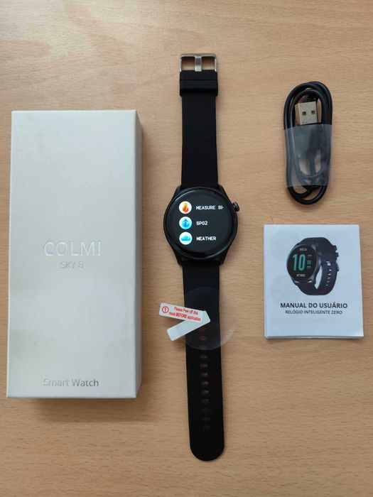 Smartwatch Colmi SKY 8 Preto - Relógio inteligente